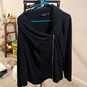 Apt. 9 Women's Black Zip-Up Cardigan
